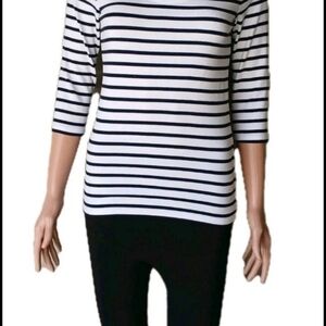 Bundle 2Pcs GAP Black White Sz S&XP Petite LongSleeve Cotton polyester Pre-owned